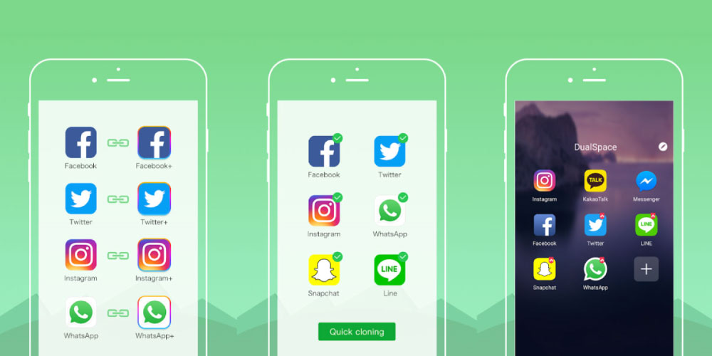 مدیریت چند اکانت یک اپ روی یک گوشی