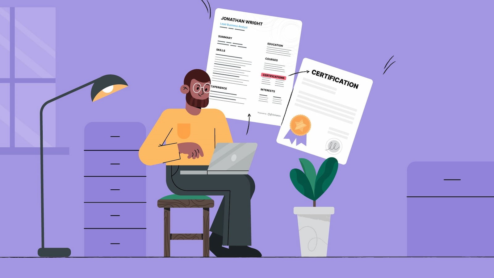 چگونه یک رزومه کاری مناسب برای اولین استخدام بنویسیم؟