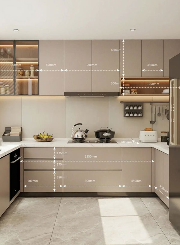 چگونه قبل از خرید کابینت، فضای واقعی آشپزخانه را برای اندازه‌گیری آماده کنیم؟
